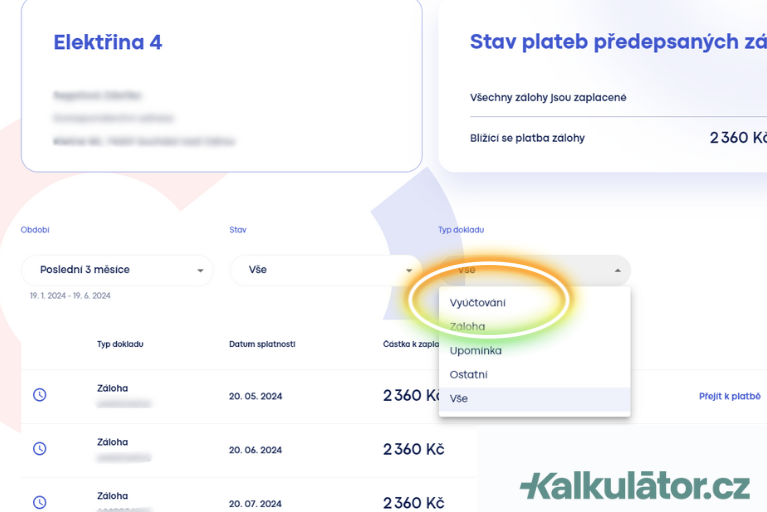 Centropol - kde najdu vyúčtování